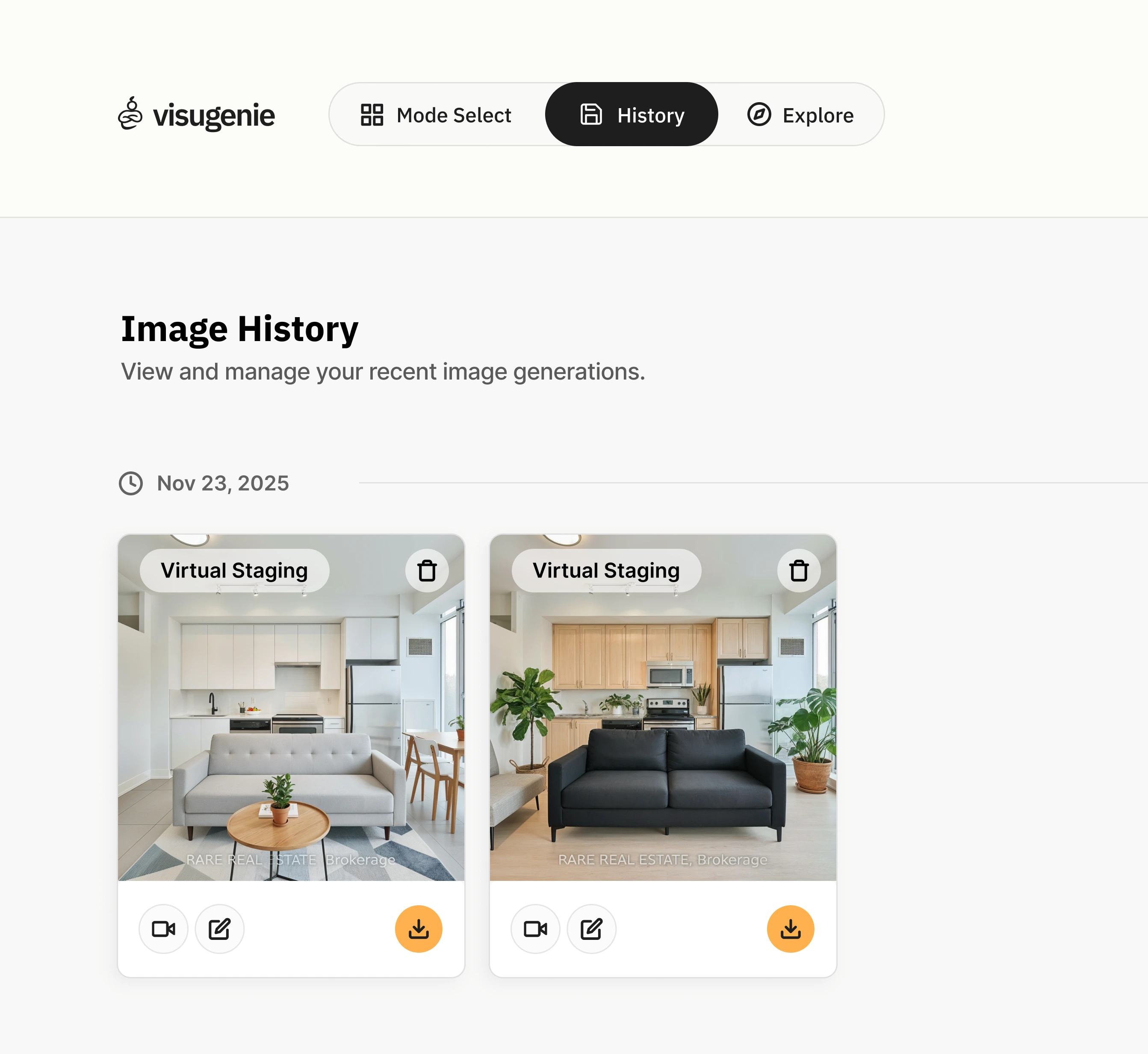 Step 1: Click download icon on image